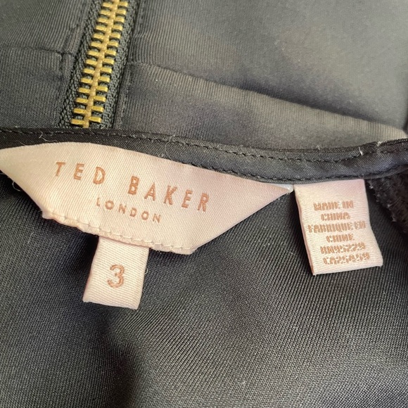 Ted Baker Joone Skater Rhinestone Embellished Dress Sz 3 - Picture 11 of 12